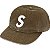 SUPREME - Boné Pigment Coated Canvas S Logo 6-Panel FW25 "Marrom" -NOVO- - Imagem 1