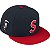 SUPREME x NEW ERA - Boné Reaper S Logo 59Fifty Fitted "Azul Escuro" -NOVO- - Imagem 1