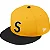 SUPREME x NEW ERA - Boné Reaper S Logo 59Fifty Fitted "Amarelo" -NOVO- - Imagem 2