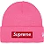 SUPREME x NEW ERA - Touca Box Logo FW25 "Rosa" -NOVO- - Imagem 1