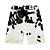 NYRVA - Bermuda Flared Cowhide "Preto/Branco" -NOVO- - Imagem 2