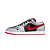 NIKE - Air Jordan 1 Low "Black Light Smoke Grey Gym Red" -NOVO- - Imagem 1