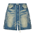 VALE LIVES FOREVER - Bermuda Sirens Jorts "Mid Wash" -NOVO- - Imagem 1