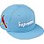 SUPREME x NEW ERA x MLB - Boné Teams Box Logo (St.Louis Cardinals) "Azul Claro" -NOVO- - Imagem 1