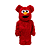 MEDICOM TOY x SESAME STREET - Boneco Bearbrick Elmo Costume Ver.2 1000% "Vermelho" -NOVO- - Imagem 1