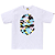 BAPE - Camiseta New Multi Camo Big Ape Head "Branco" -NOVO- - Imagem 1