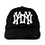 OMA DESIGN STUDIOS - Boné NY NY Bones "Preto" -NOVO- - Imagem 1