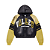 VALE LIVES FOREVER - Moletom Lethal Zip Up "Preto/Amarelo" -NOVO- - Imagem 1