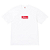 SUPREME - Camiseta Arabic Box Logo "Branco" -NOVO- - Imagem 1