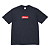 SUPREME - Camiseta Arabic Box Logo "Azul Escuro" -NOVO- - Imagem 1