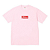 SUPREME - Camiseta Arabic Box Logo "Rosa" -NOVO- - Imagem 1