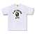 BAPE - Camiseta ABC Camo College "Branco/Verde" -NOVO- - Imagem 1