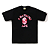 BAPE - Camiseta ABC Camo College "Preto/Rosa" -NOVO- - Imagem 1