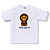 BAPE - Camiseta Baby Milo "Branco" -NOVO- - Imagem 1