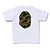 BAPE - Camiseta 1st Camo Big Ape Head "Branco/Verde" -NOVO- - Imagem 2