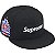 SUPREME x NEW ERA - Boné Shop Box Logo (New York) "Preto" -NOVO- - Imagem 1