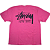 STUSSY - Camiseta Stock New York "Rosa" -NOVO- - Imagem 1