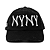 OMA DESIGN STUDIOS - Boné NY NY Distressed "Preto" -NOVO- - Imagem 1