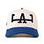 OMA DESIGN STUDIOS - Boné LA Curved Brim "Creme/Azul" -NOVO- - Imagem 1