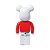 MEDICOM TOY x PEANUTS - Boneco Bearbrick: Joe Cool 1000% "Branco" -NOVO- - Imagem 2