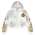VALE LIVES FOREVER - Moletom Reborn Waffle Zip Up "Branco" -NOVO- - Imagem 1