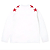 SUPREME X PLAYBOY - Camisa Manga Longa Football Top "Branco" -NOVO- - Imagem 2