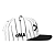 OMA DESIGN STUDIOS - Boné NY Side Pinstripe "Preto/Branco" -NOVO- - Imagem 2