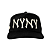 OMA DESIGN STUDIOS - Boné NY NY "Preto/Creme" -NOVO- - Imagem 1