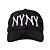 OMA DESIGN STUDIOS - Boné NY NY Suede "Preto" -NOVO- - Imagem 1