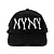 OMA DESIGN STUDIOS - Boné NY NY Distressed "Preto" -NOVO- - Imagem 1