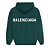 BALENCIAGA - Moletom Back Logo Print "Verde" -NOVO- - Imagem 1