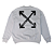 OFF-WHITE - Moletom Crewneck Logo "Branco" -NOVO- - Imagem 2