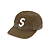 SUPREME - Boné Pigment Coated Canvas S logo 6-Panel FW25 "Olive" -NOVO- - Imagem 1