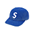 SUPREME - Boné Pigment Coated Canvas S logo 6-Panel FW25 "Azul" -NOVO- - Imagem 1