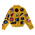JEFF HAMILTON x NBA - Jaqueta Collage Vegan Leather "Amarelo" -VINTAGE- - Imagem 2
