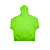 CHROME HEARTS - Moletom Vertical Logo Neon "Verde" -NOVO- - Imagem 2