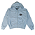 STUSSY x DOVER STREET MARKET - Moletom Zip Up Ginza "Azul Claro" -NOVO- - Imagem 1