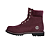 TIMBERLAND - Premium 6" Inch Waterproof Boot Womens (37,5 BR/ 8,5 US) "Burgundy" -NOVO- - Imagem 1