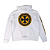 CHROME HEARTS - Moletom Plus Cross Logo "Branco/Amarelo" -USADO- - Imagem 2