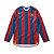 NIKE - Camiseta Manga Longa Barcelona (Ronaldinho) Reedição "Vermelho/Azul" -NOVO- - Imagem 1