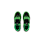 NIKE x TRAVIS SCOTT - CJ1 T-Rexx "Green Spark" -NOVO- - Imagem 5