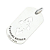 CHROME HEARTS - Colar Dog Tag Fle Dag Fudaga "Prata" -NOVO- - Imagem 2