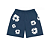 DENIM TEARS - Bermuda Cotton Wreath "Azul Escuro" -NOVO- - Imagem 1
