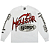 HELLSTAR - Camiseta Manga Longa "Branca" -NOVO- - Imagem 1