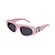 BALENCIAGA - Óculos Shiny Solid "Rosa Claro" -NOVO- - Imagem 1