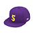 SUPREME X NEW ERA - Boné Devil S Logo 59Fifty "Roxo" -NOVO- - Imagem 1