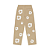 DENIM TEARS - Calça Cotton Wreath Chino "Bege" -NOVO- - Imagem 2