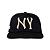 OMA DESIGN STUDIOS - Boné NY "Preto/Creme" -NOVO- - Imagem 1