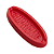 SUPREME - Cinzeiro Oval "Vermelho" -NOVO- - Imagem 2