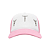UMS 458-LL - Boné Trucker Tripple Christ "Branco/Rosa" -NOVO- - Imagem 1